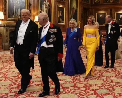 The Royal Family Deploy Grand Welcome Amid Protests; Jimmy Kimmel Taken Off Air Over Kirk Comments